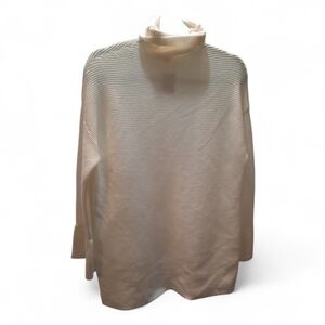 NWT Mazik Cream Cowl Neck Sweater MED
